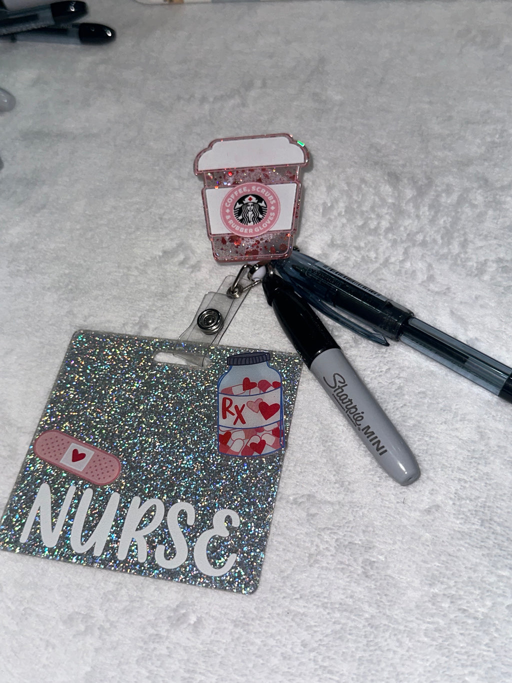 Starbucks Badge Reel