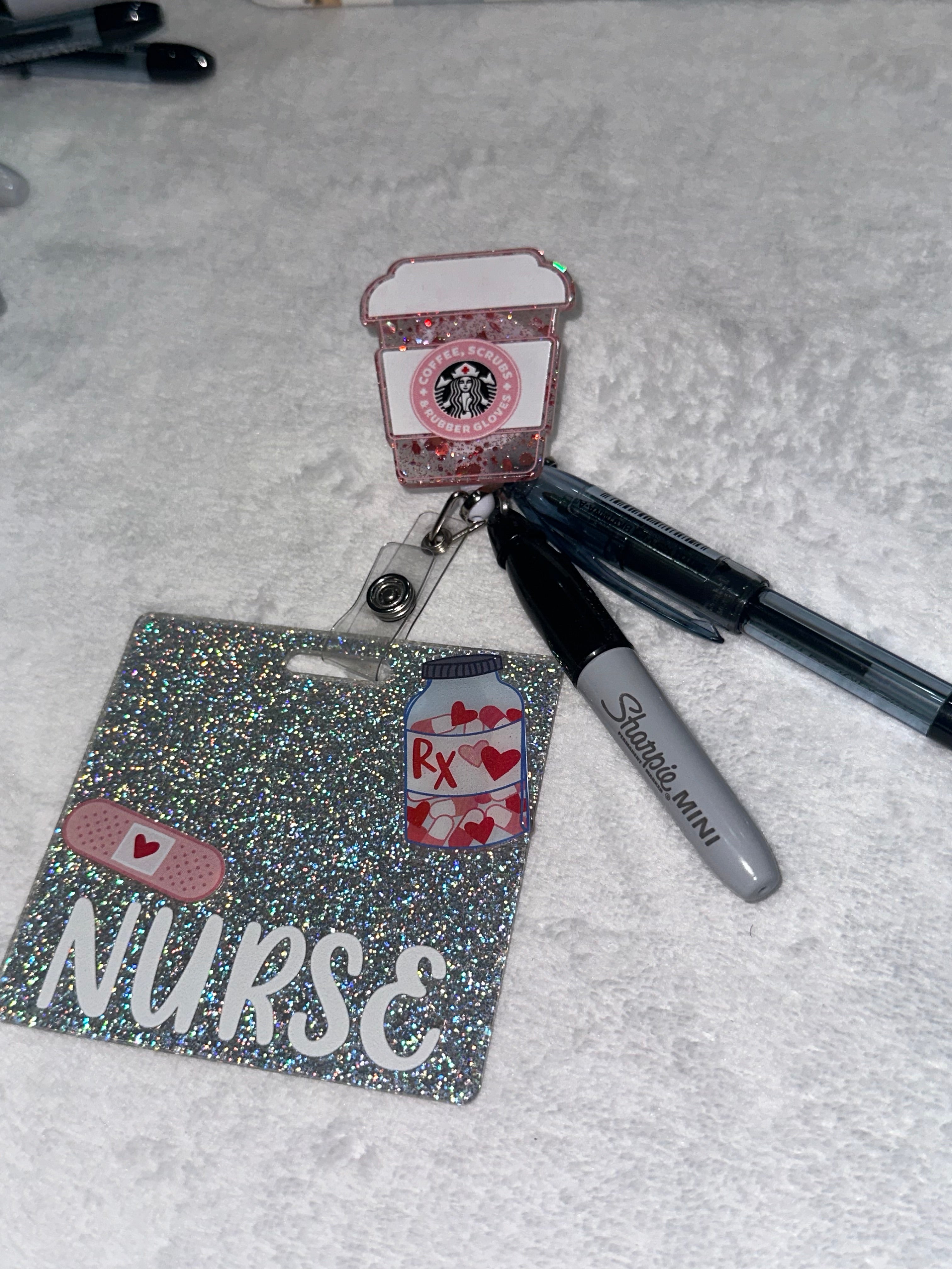 Starbucks Badge Reel