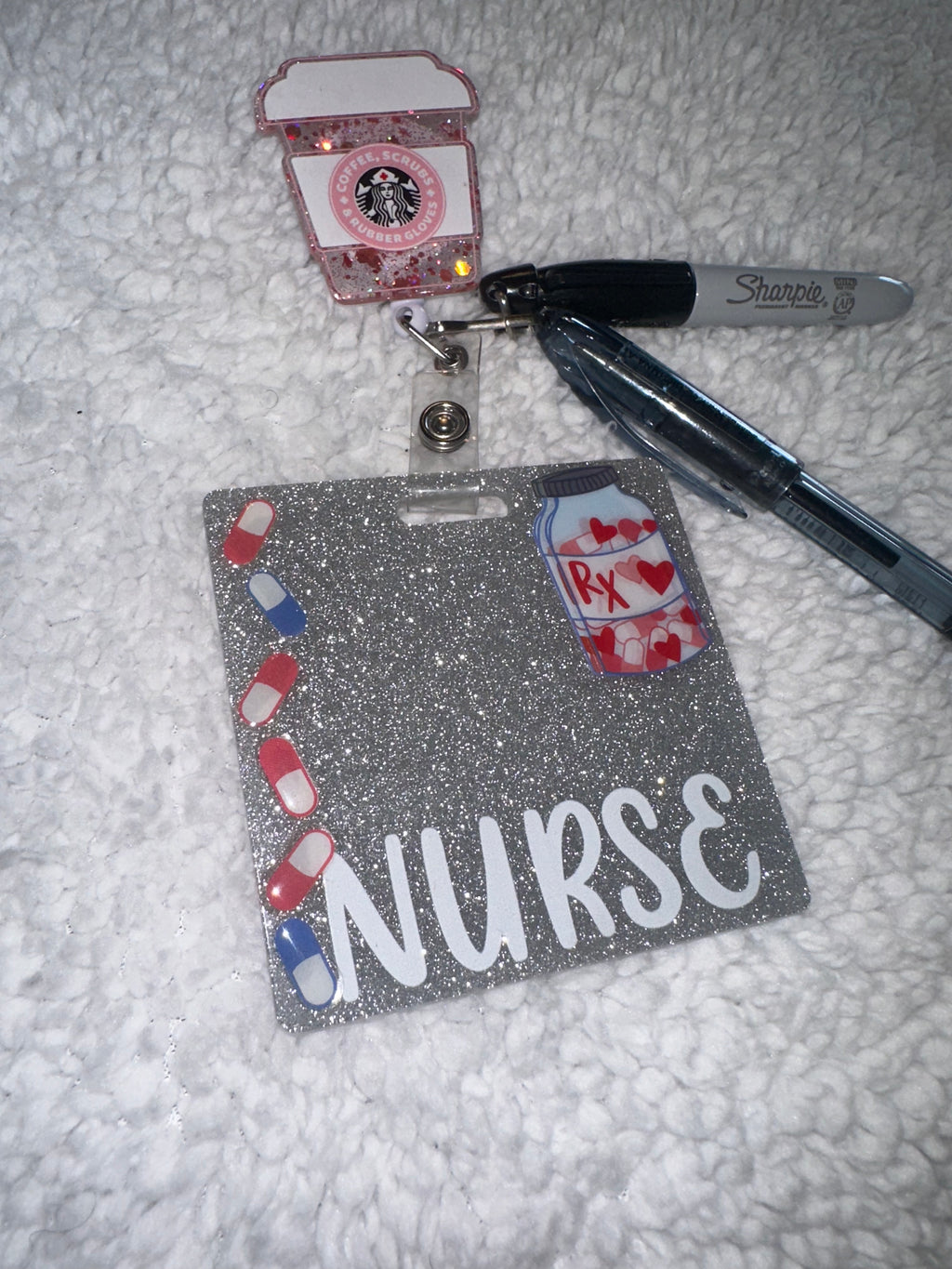 Starbucks Badge Reel